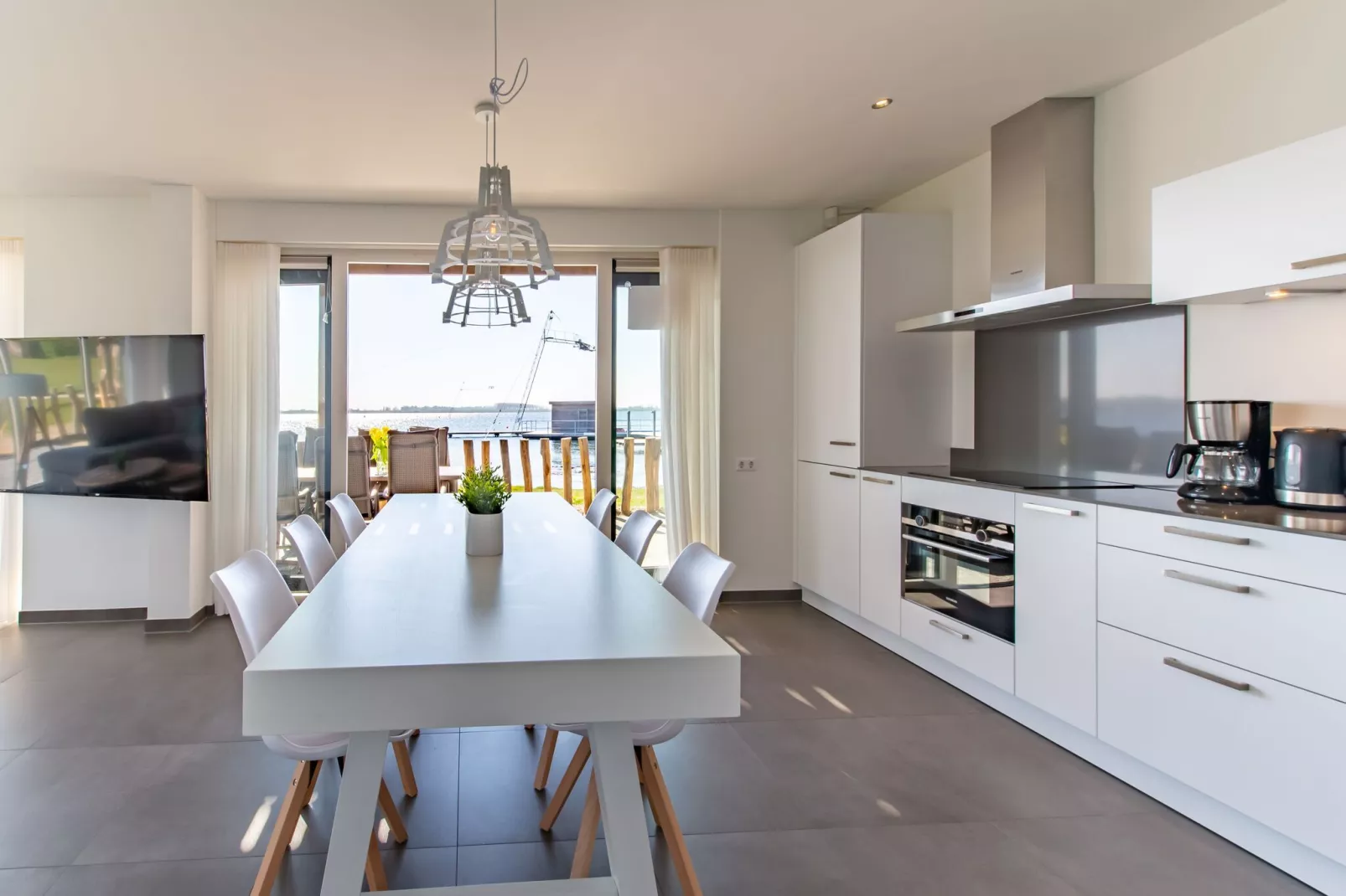 Appartement 4c  Schotsman Watersport-Keuken