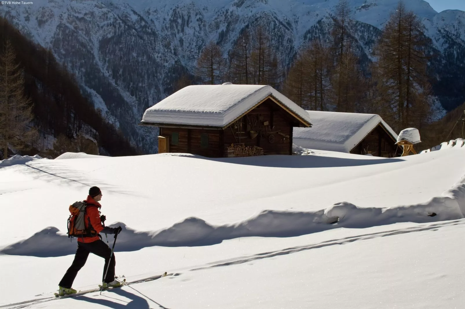 Haus Zobernig-Gebied winter 5km