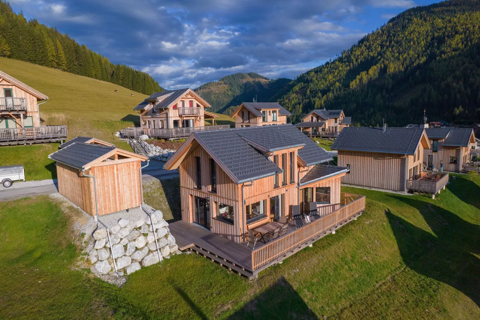 Chalet Freudensprung-Buitenkant zomer