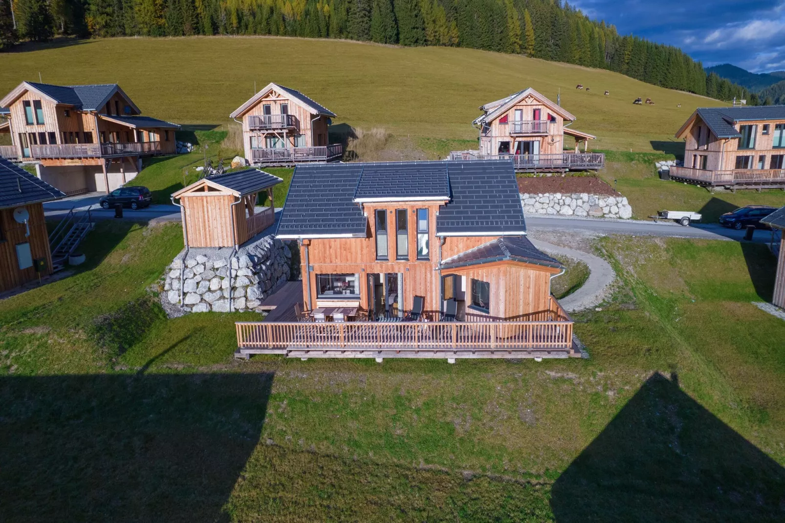 Chalet Freudensprung-Buitenkant zomer