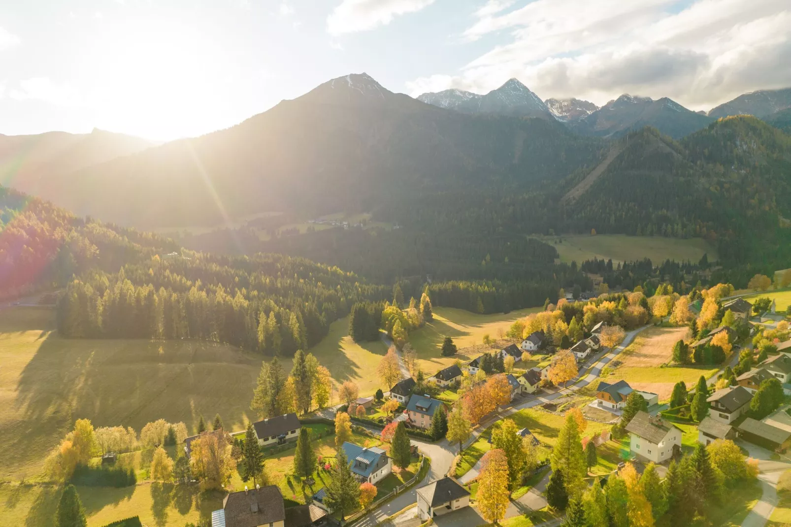 Chalet Freudensprung-Uitzicht zomer