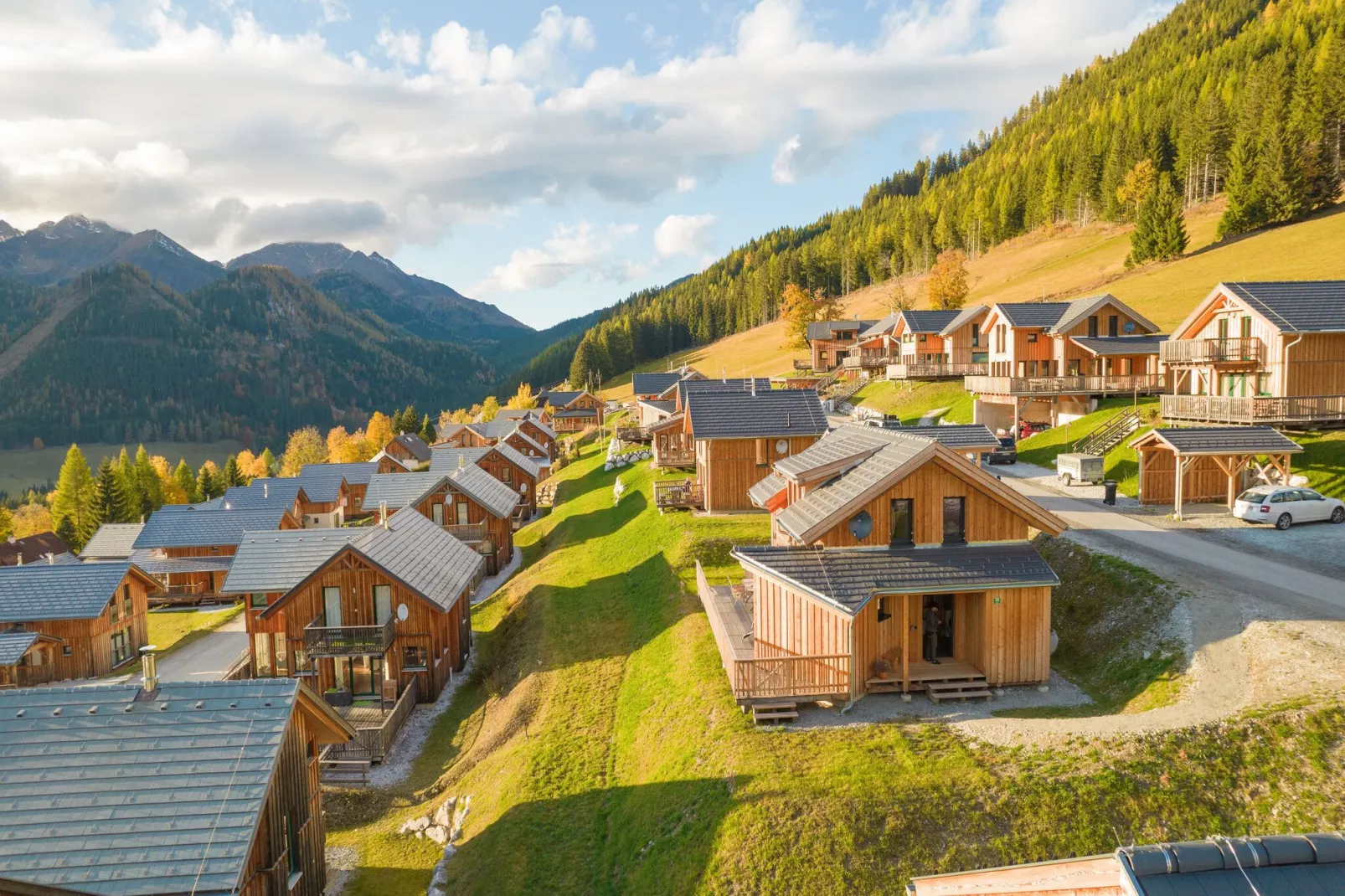 Chalet Freudensprung-Uitzicht zomer