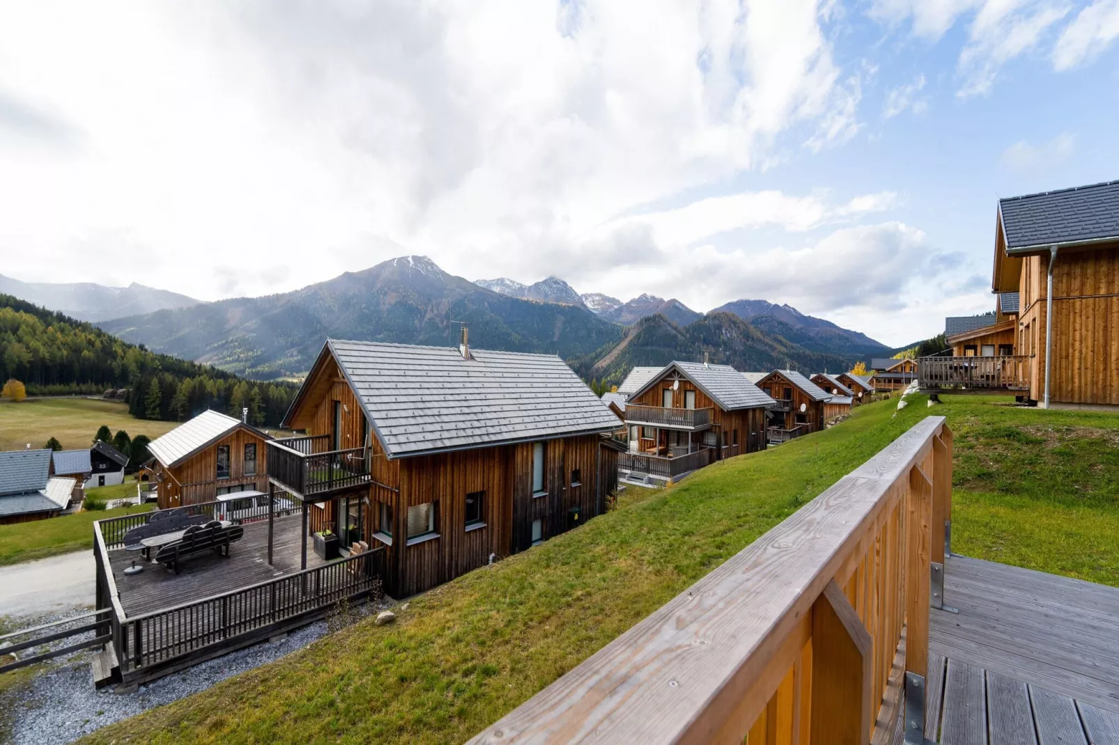 Chalet Freudensprung-Uitzicht zomer