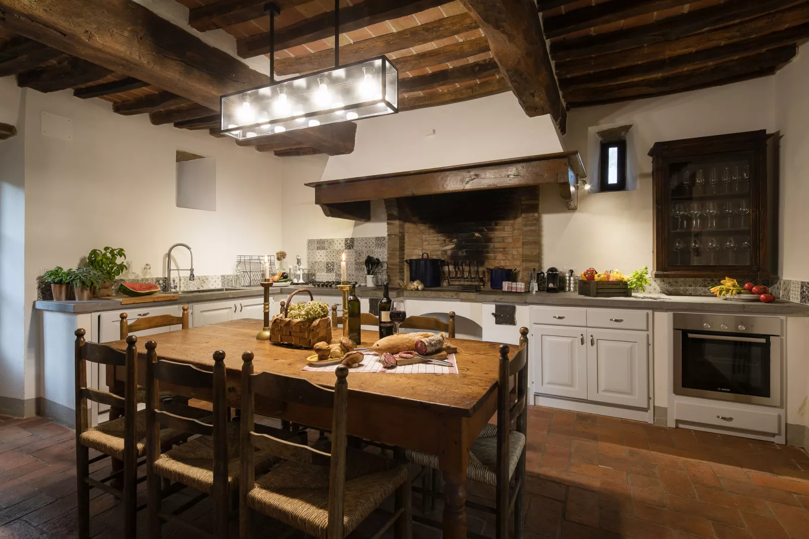 Villa Ancano-Keuken