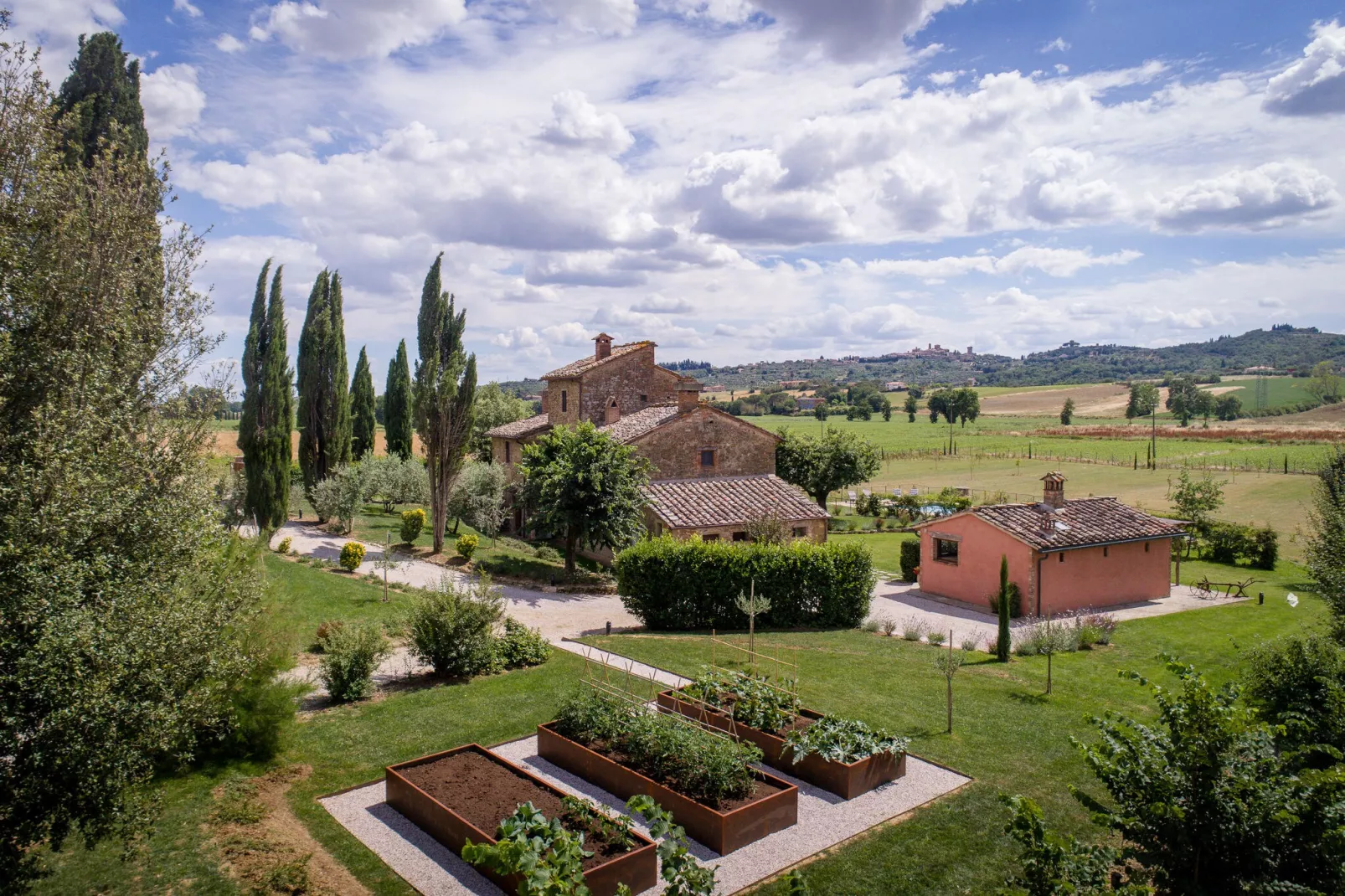 Villa Ancano-Tuinen zomer