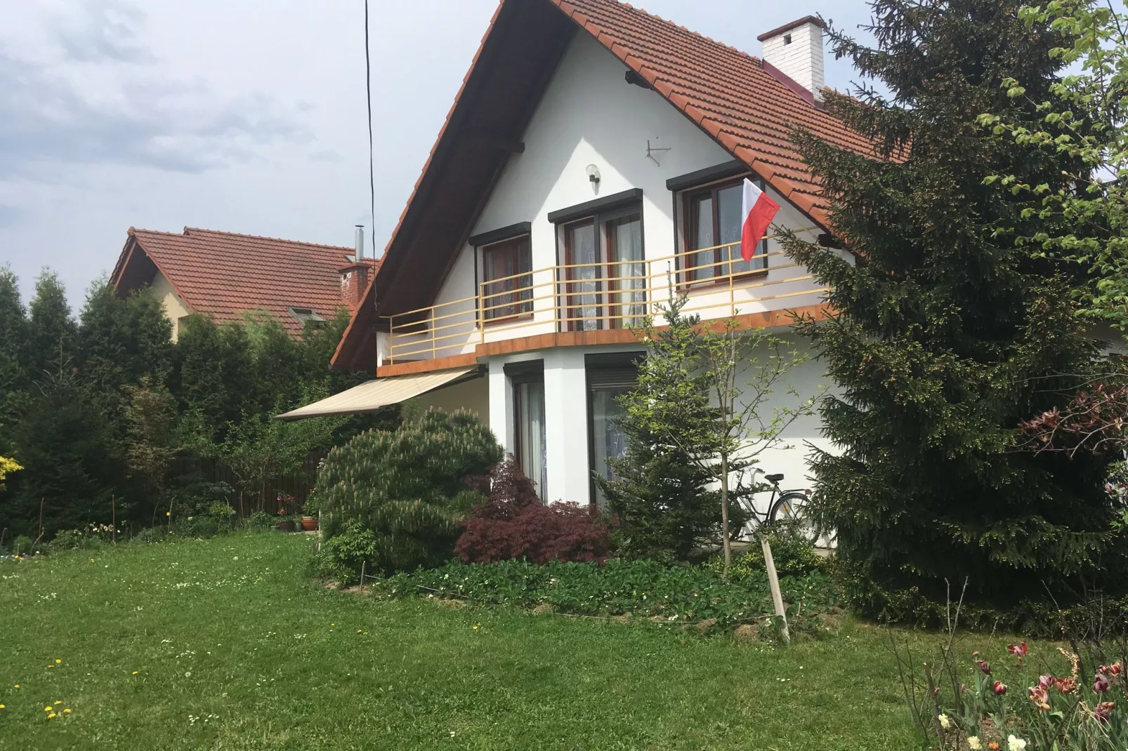 Villa Dobczyce-Tuinen zomer
