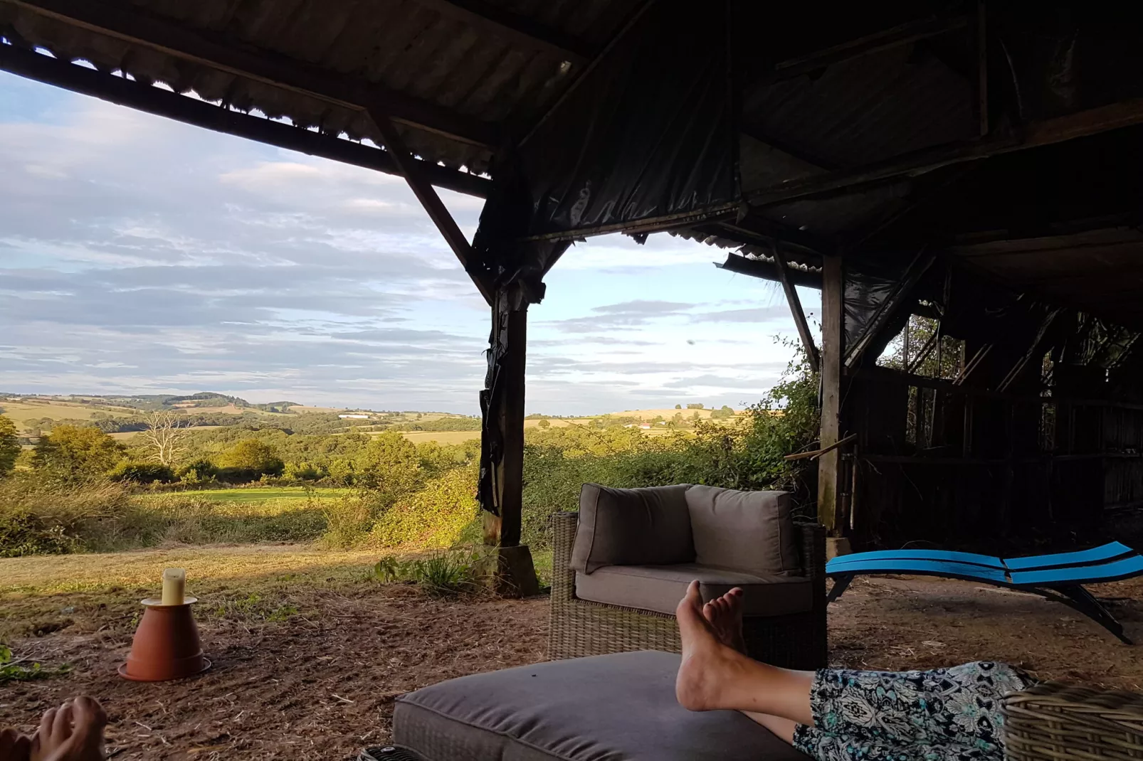 Gite Bourgogne rust & natuur-Uitzicht zomer