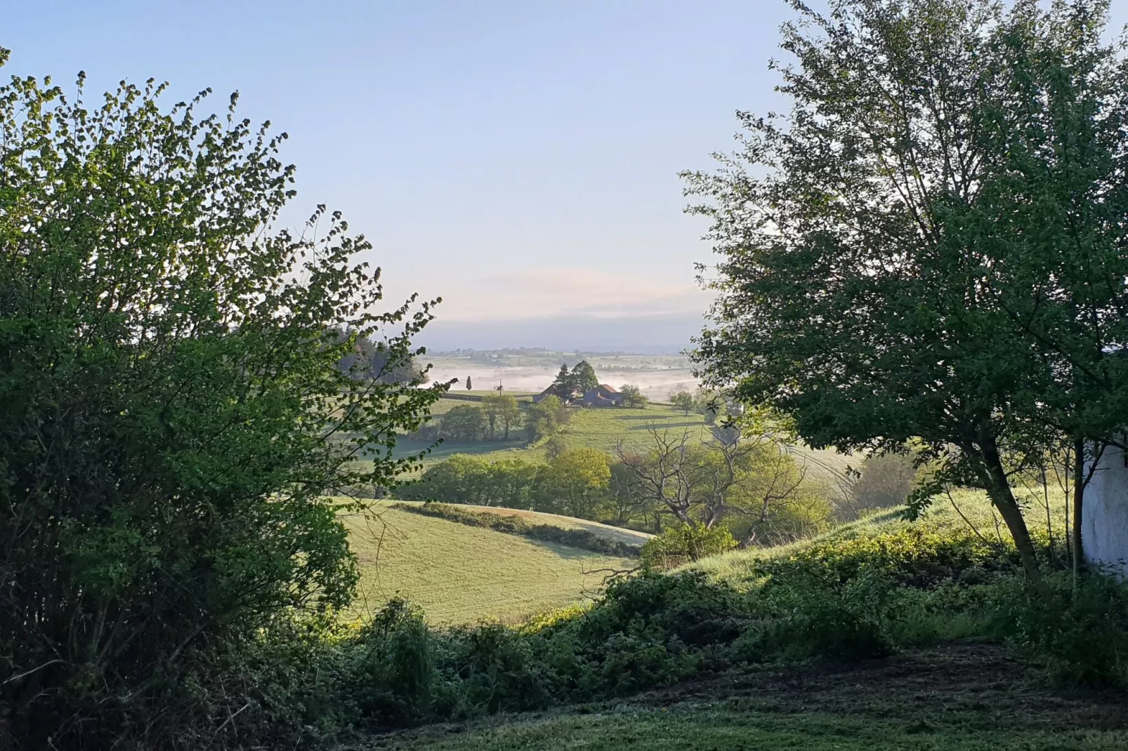 Gite Bourgogne rust & natuur-Uitzicht zomer