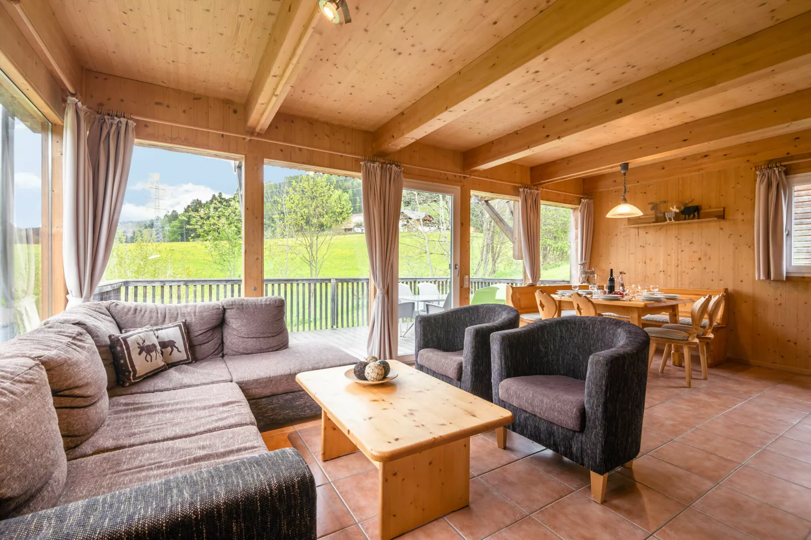 Chalet Murlaub-Woonkamer