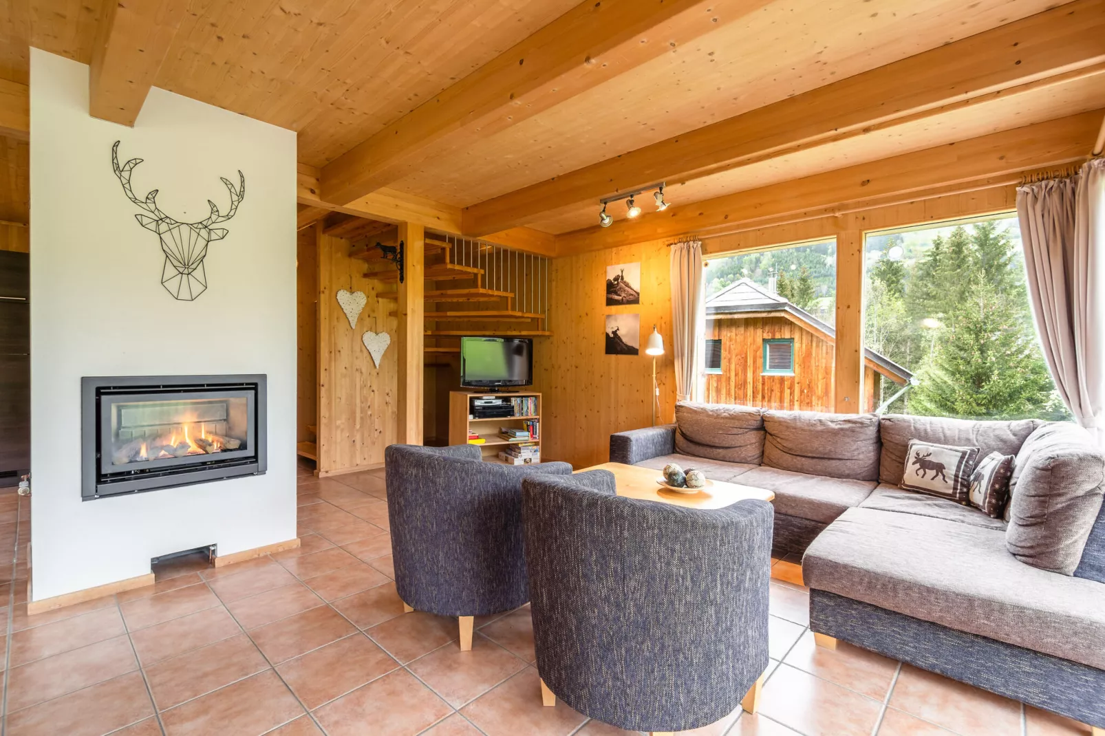 Chalet Murlaub-Woonkamer