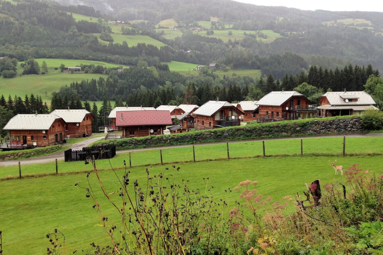 Chalet Murlaub-Buitenkant zomer