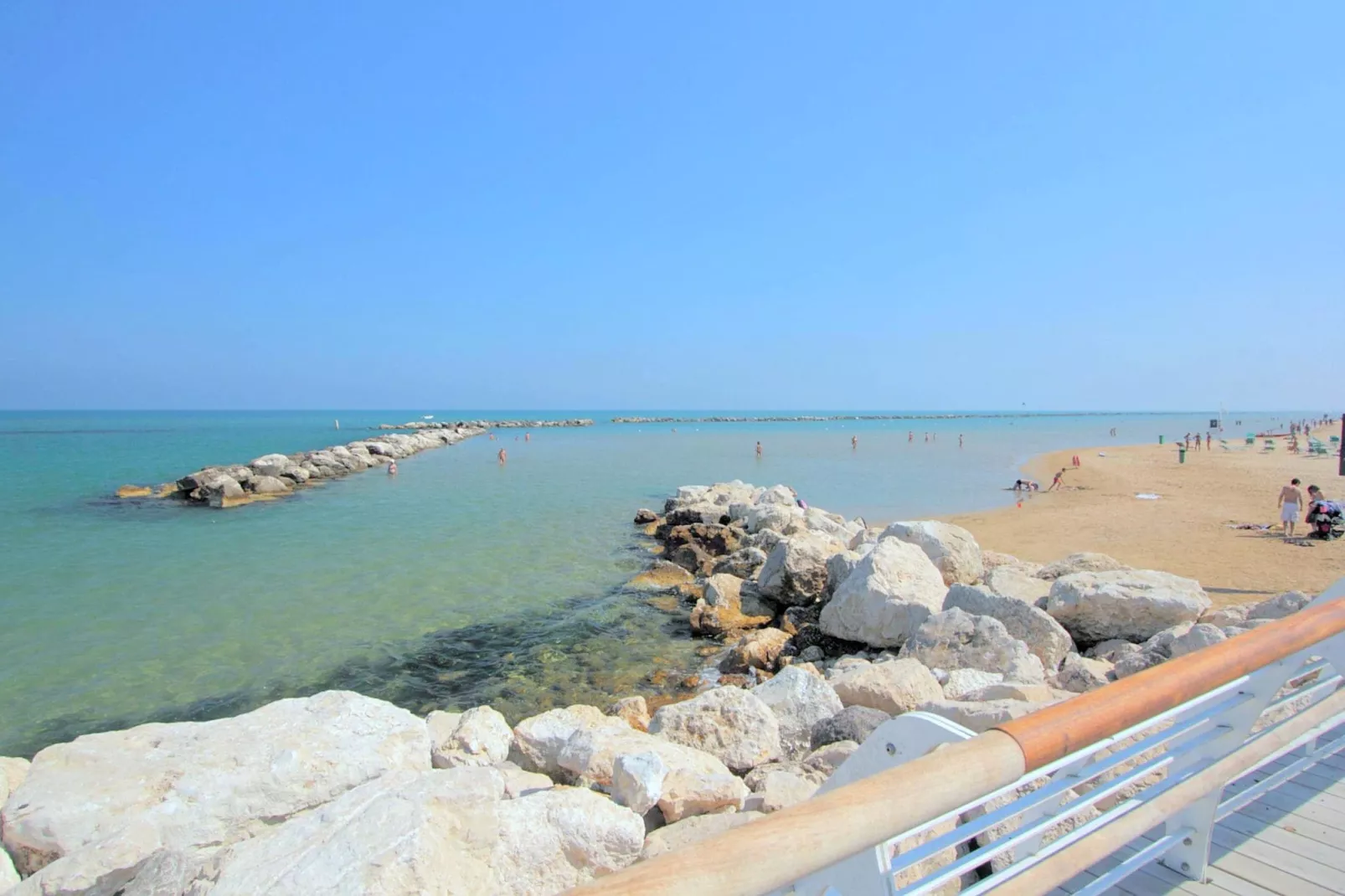 Panorama La Foglia-Gebieden zomer 20km