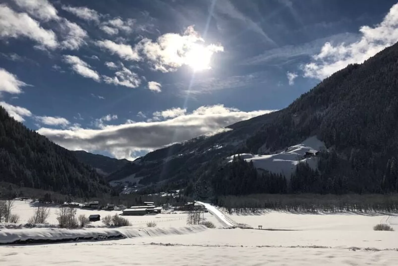 Chalet Murmel-Uitzicht winter