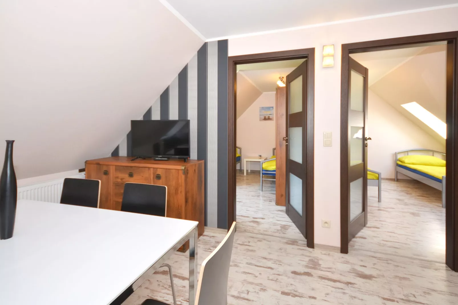 Pommeren huis, dicht bij het strand-Woonkamer