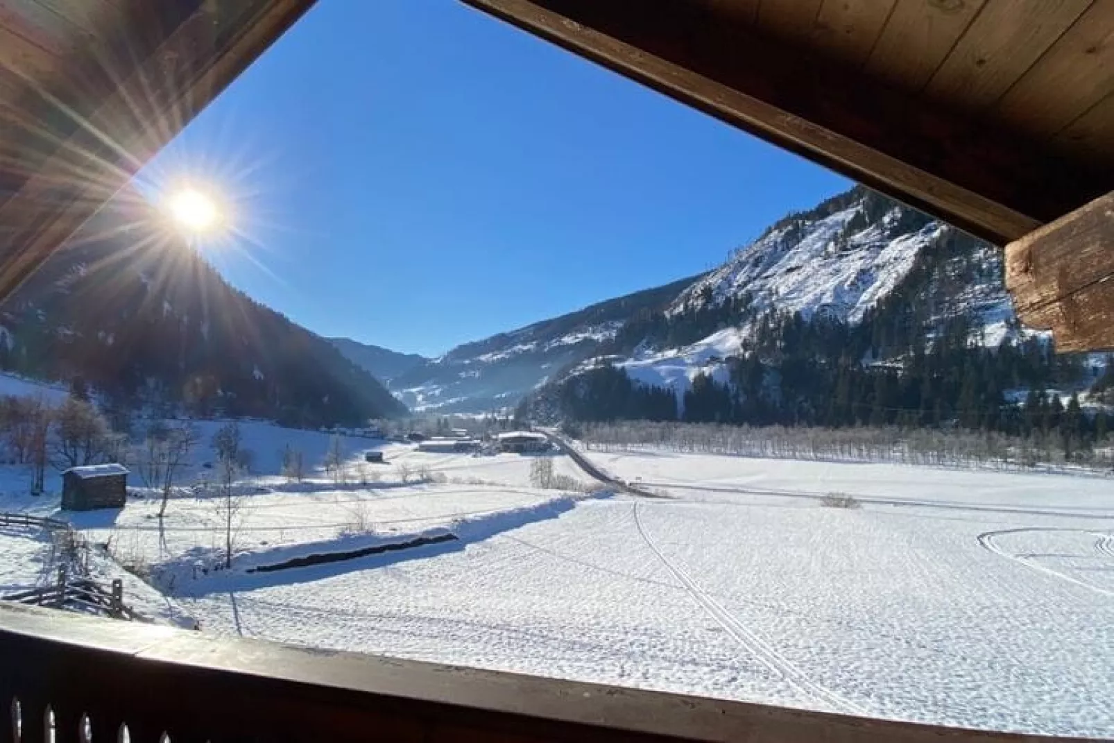 Chalet Murmel-Uitzicht winter