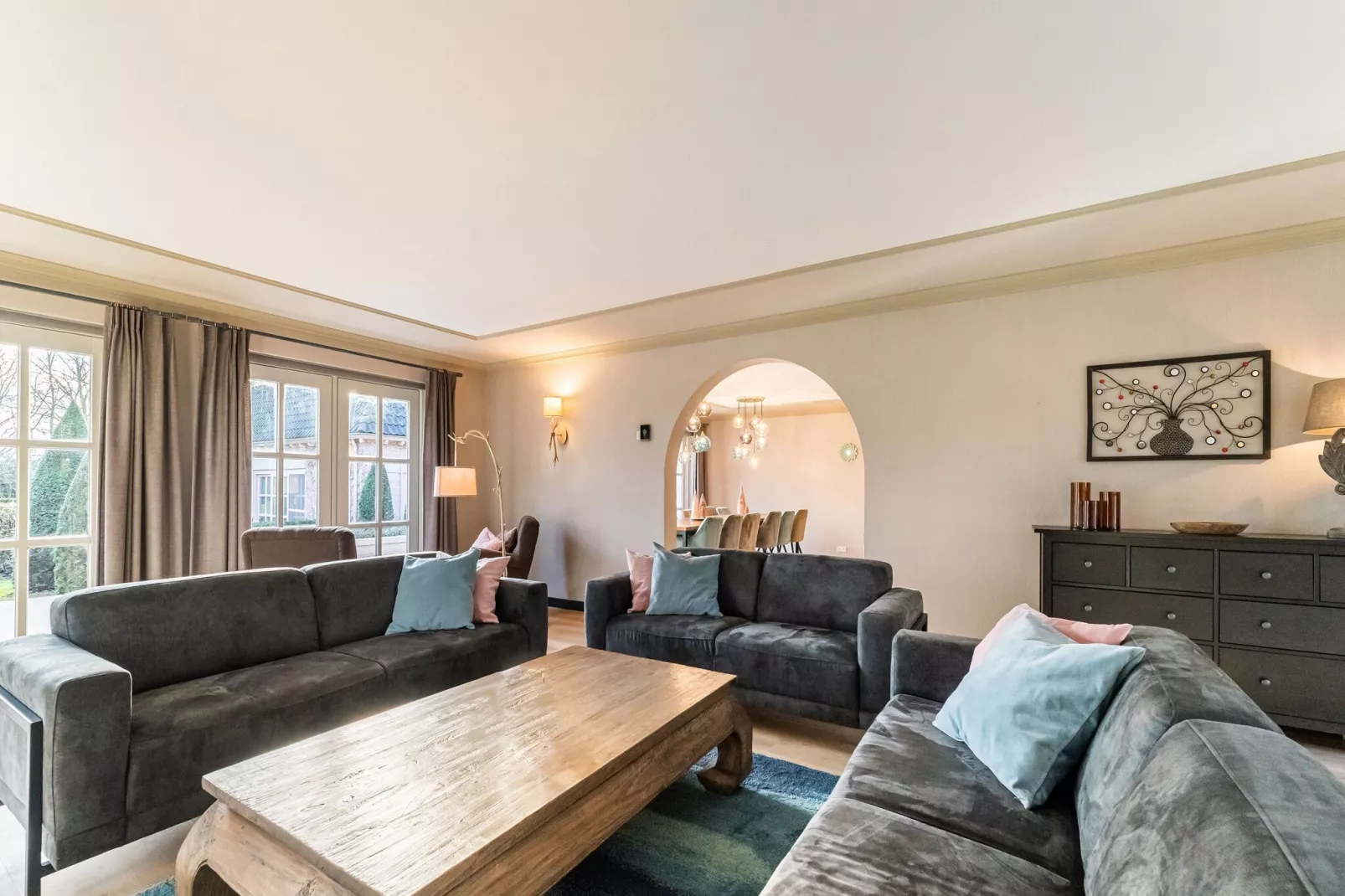 Villa Loonse Duinen-Woonkamer