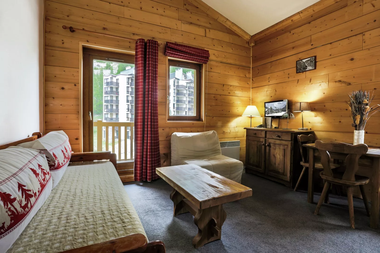 Résidence Alpina Lodge 15-Woonkamer