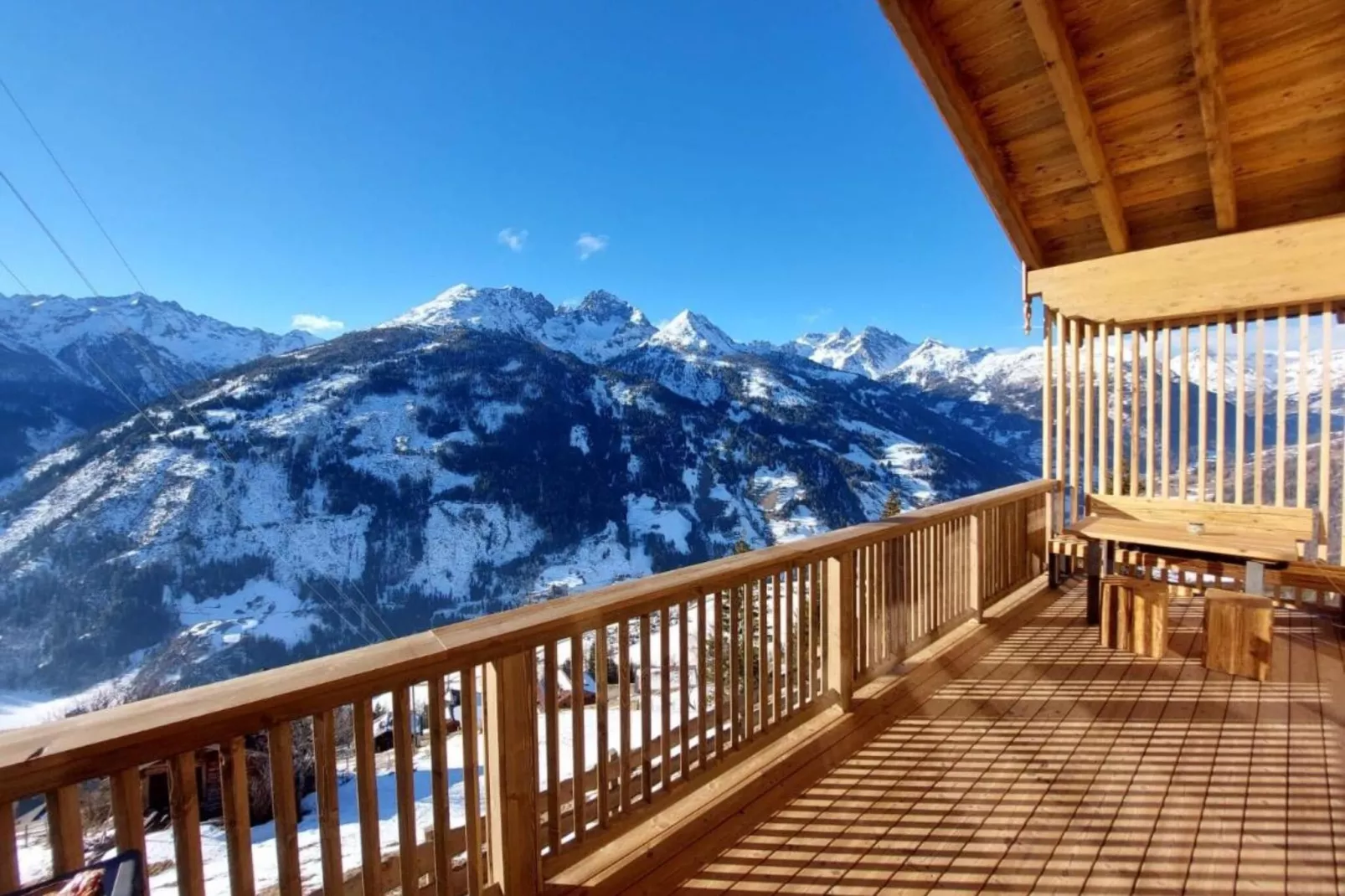 Chalet Die Sagritzerin-Terrasbalkon