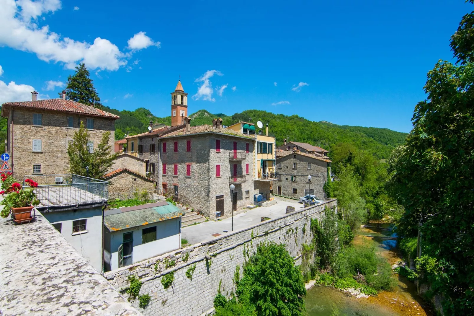 Villa Ludovica-Gebieden zomer 20km