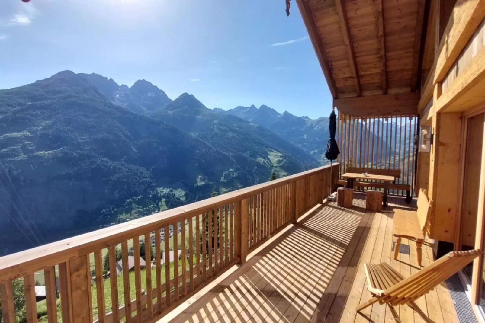 Chalet Die Sagritzerin-Terrasbalkon