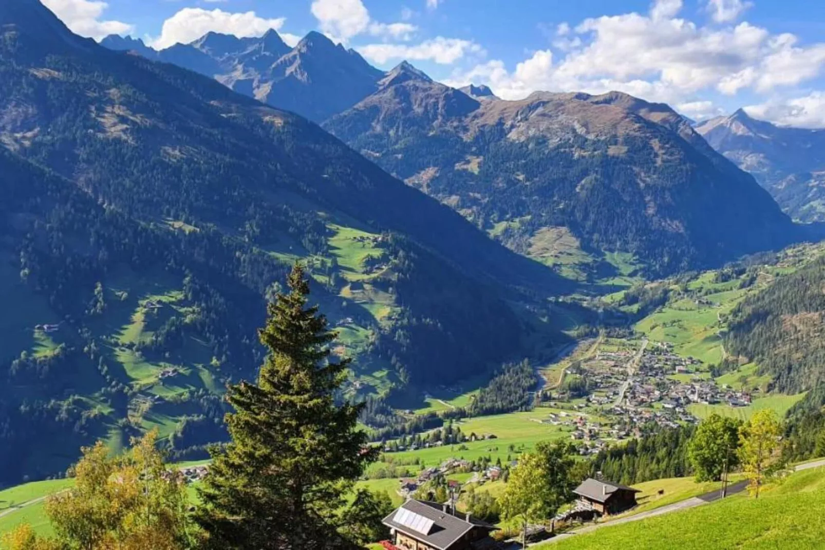 Chalet Die Sagritzerin-Uitzicht zomer