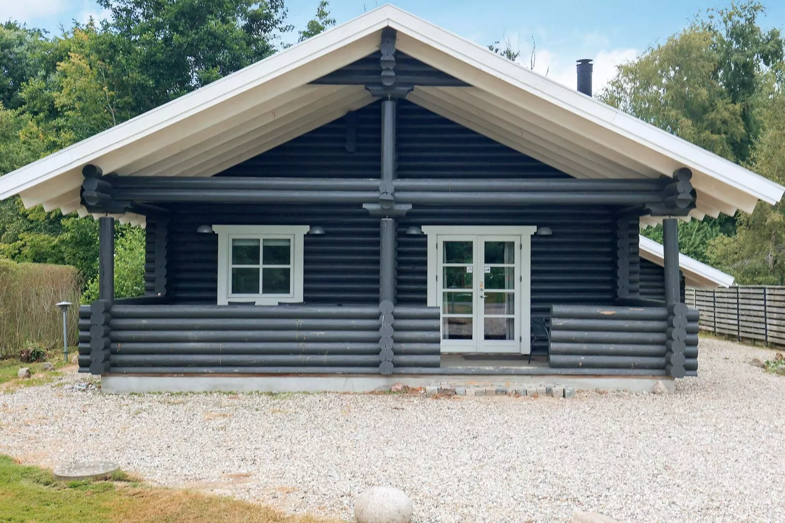 Modern vakantiehuis in Frørup met bubbelbad-Uitzicht