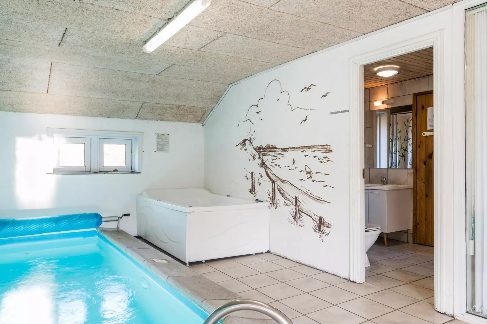 8 persoons vakantie huis in Blåvand-Zwembad