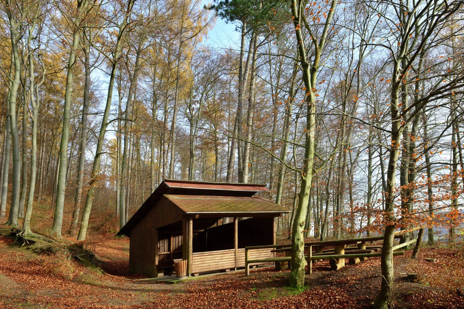 Weserbergland-Gebieden zomer 5km