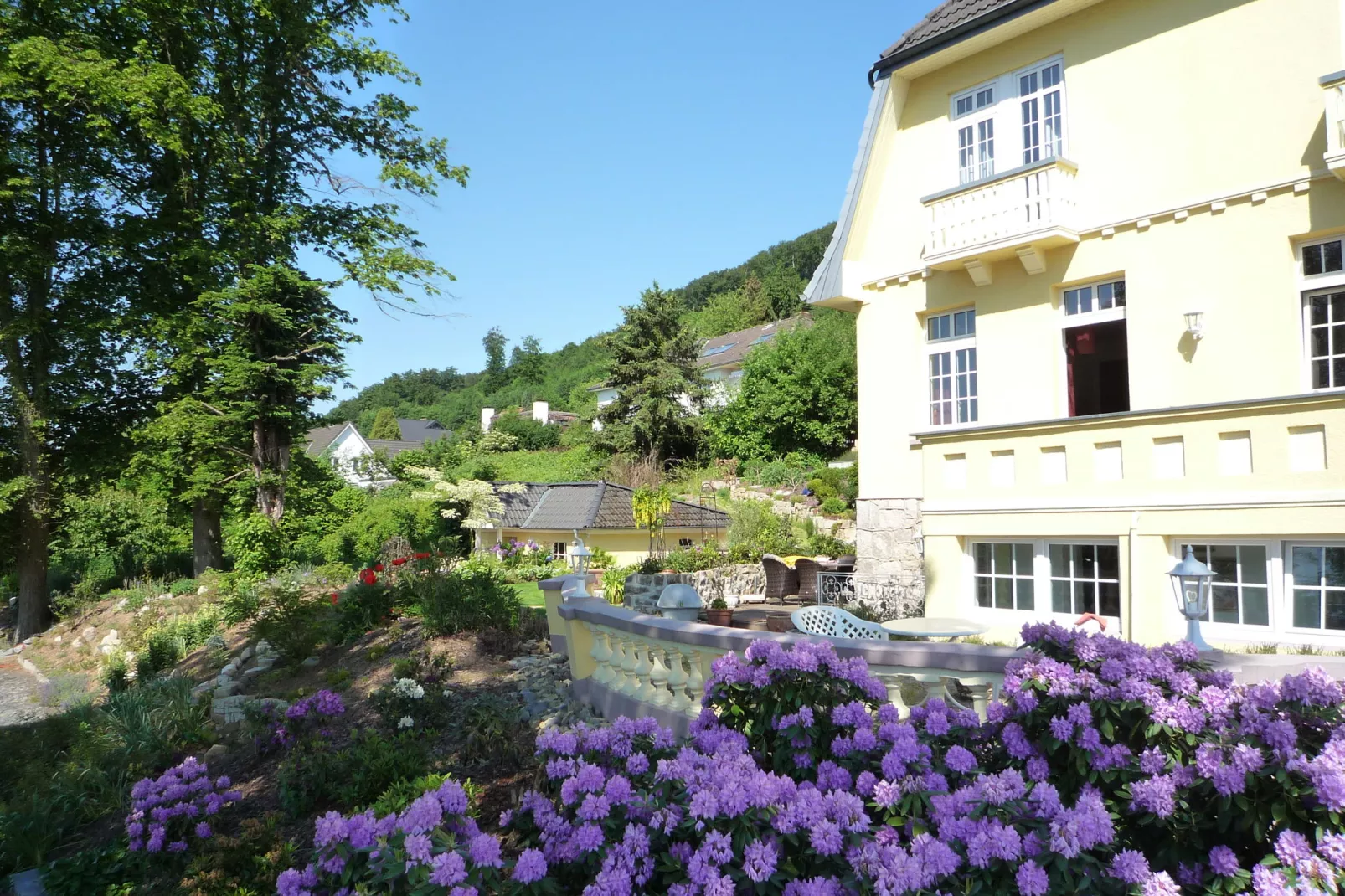 Weserbergland - Bad Pyrmont-Buitenkant zomer