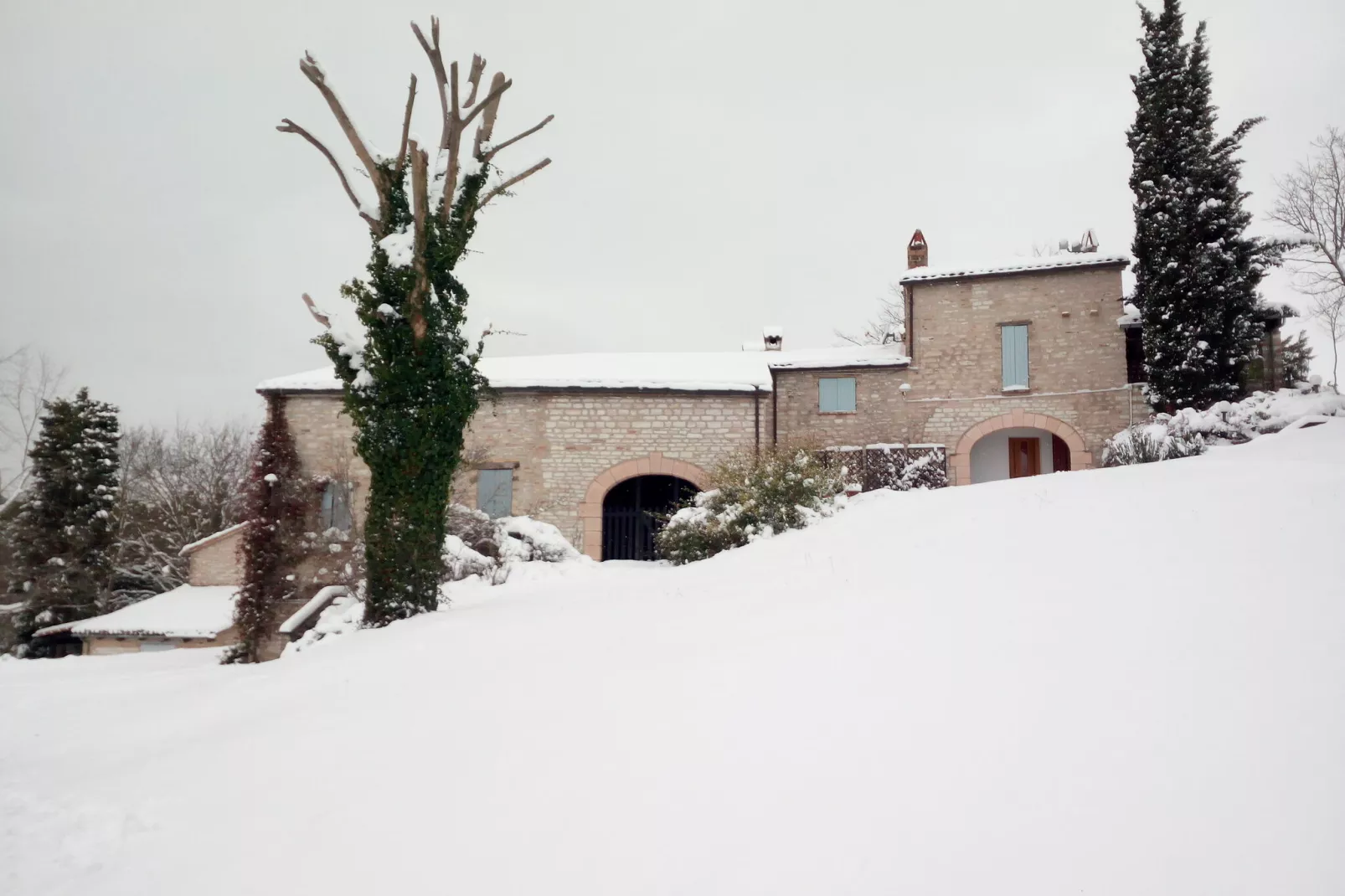 Del Frontino Cà Tofano-Tuin winter