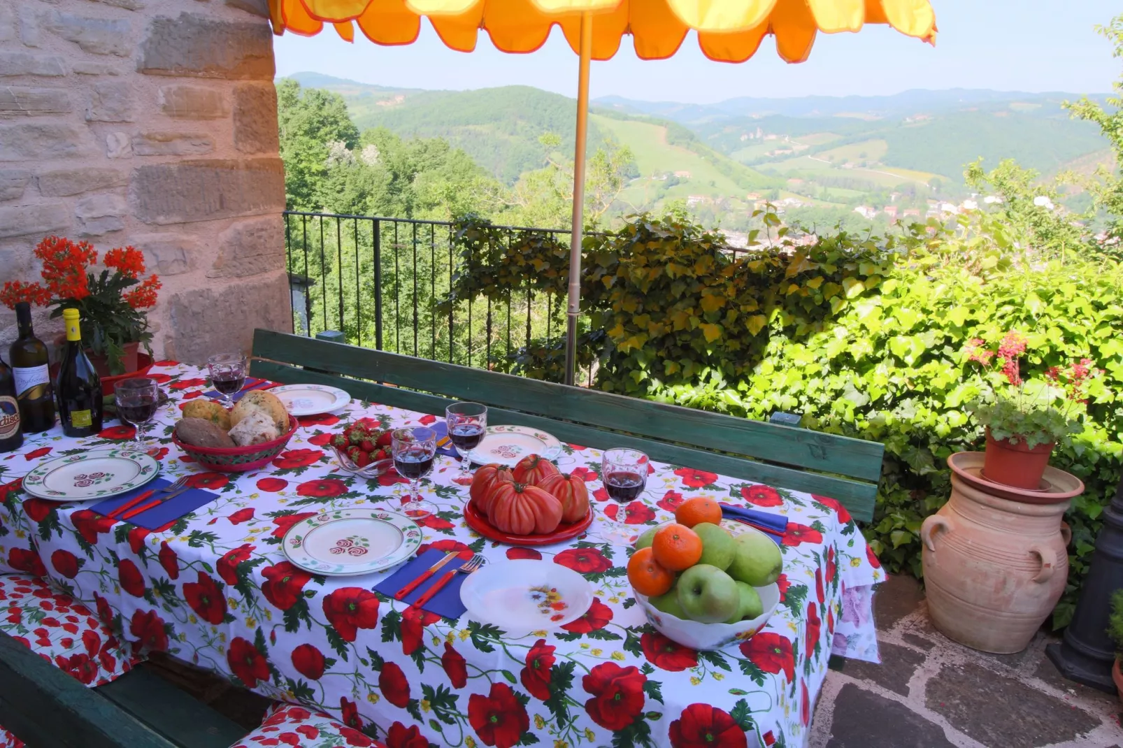 Il Papavero-Terrasbalkon