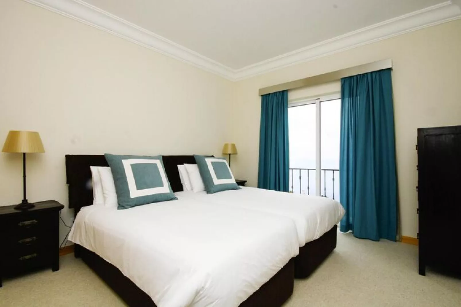 Appartementen Palheiro Village, Funchal, 3 room apt. with sea view-Slaapkamer