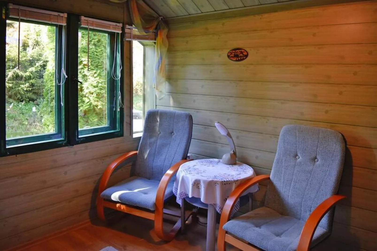 Holiday Home with whirlpool at the lake in Zakowo-Slaapkamer