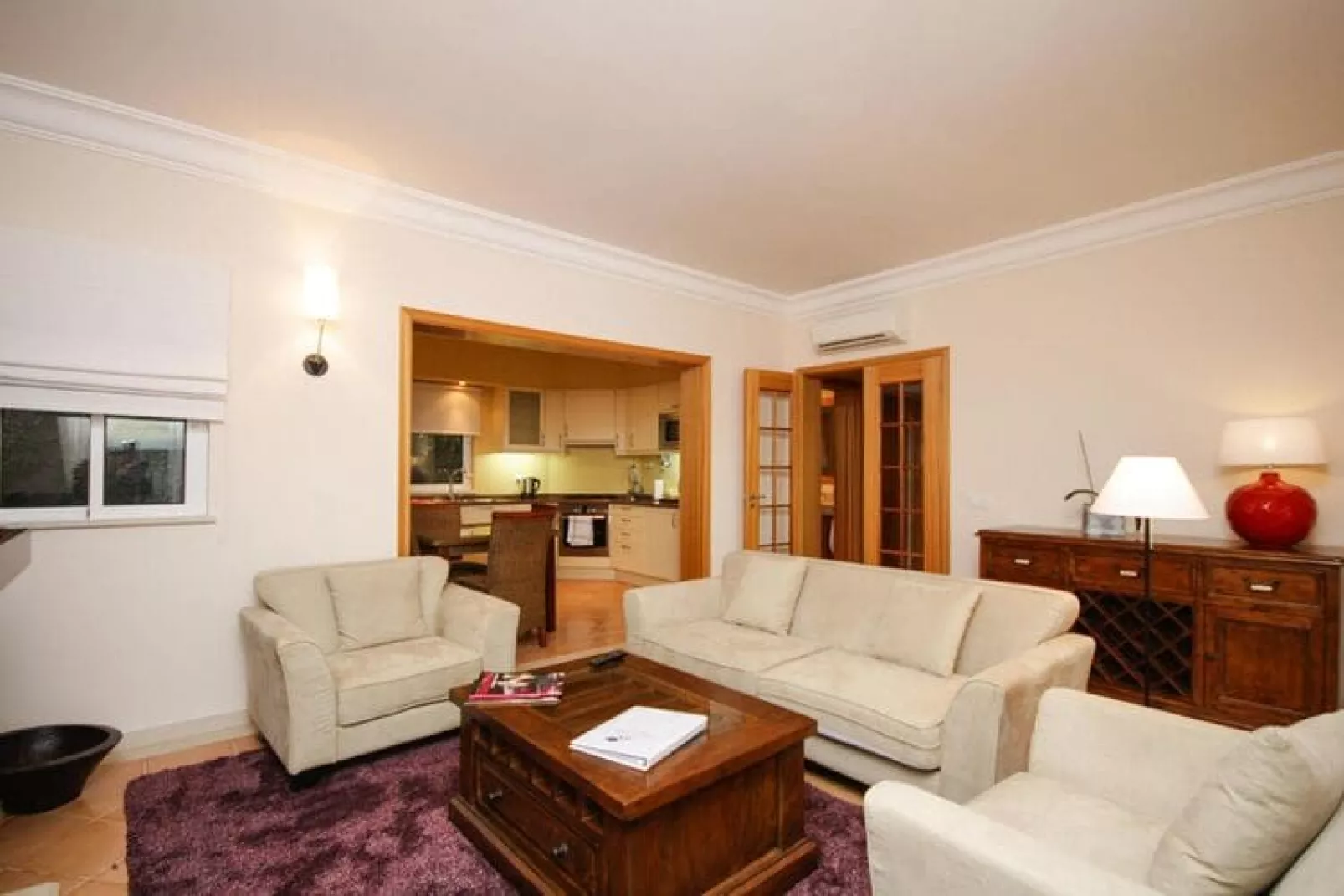 Appartementen Palheiro Village, Funchal, 4 room apt. with sea view-Woonkamer