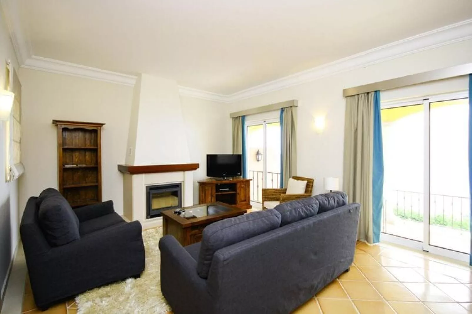 Appartementen Palheiro Village, Funchal, 4 room apt. with sea view-Woonkamer