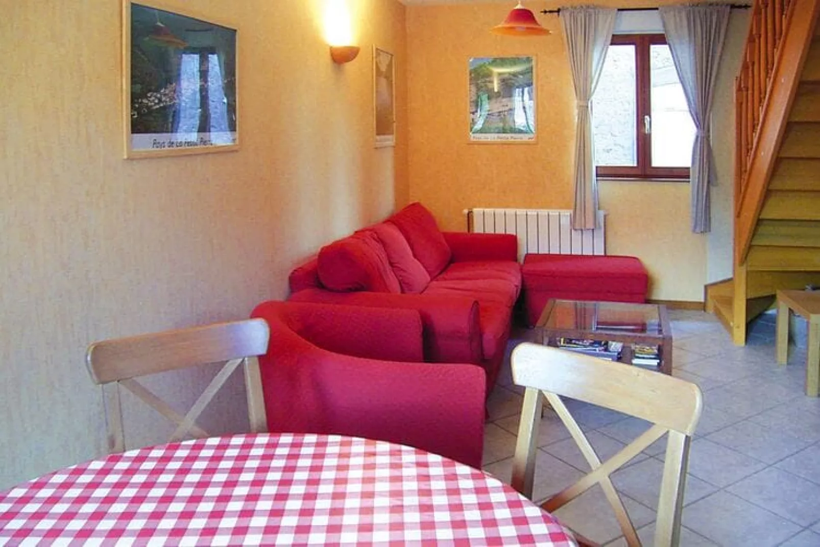 Semi-detached house Hinsbourg-Woonkamer