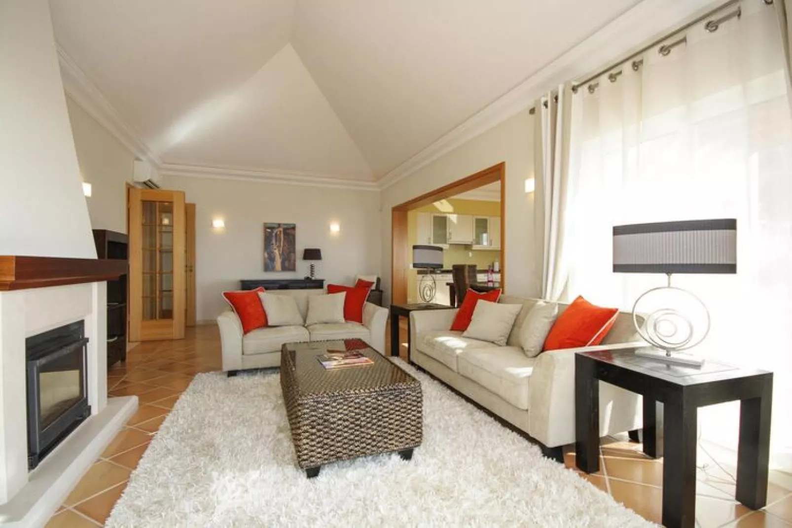 Appartementen Palheiro Village, Funchal, 4 room apt. with sea view-Woonkamer