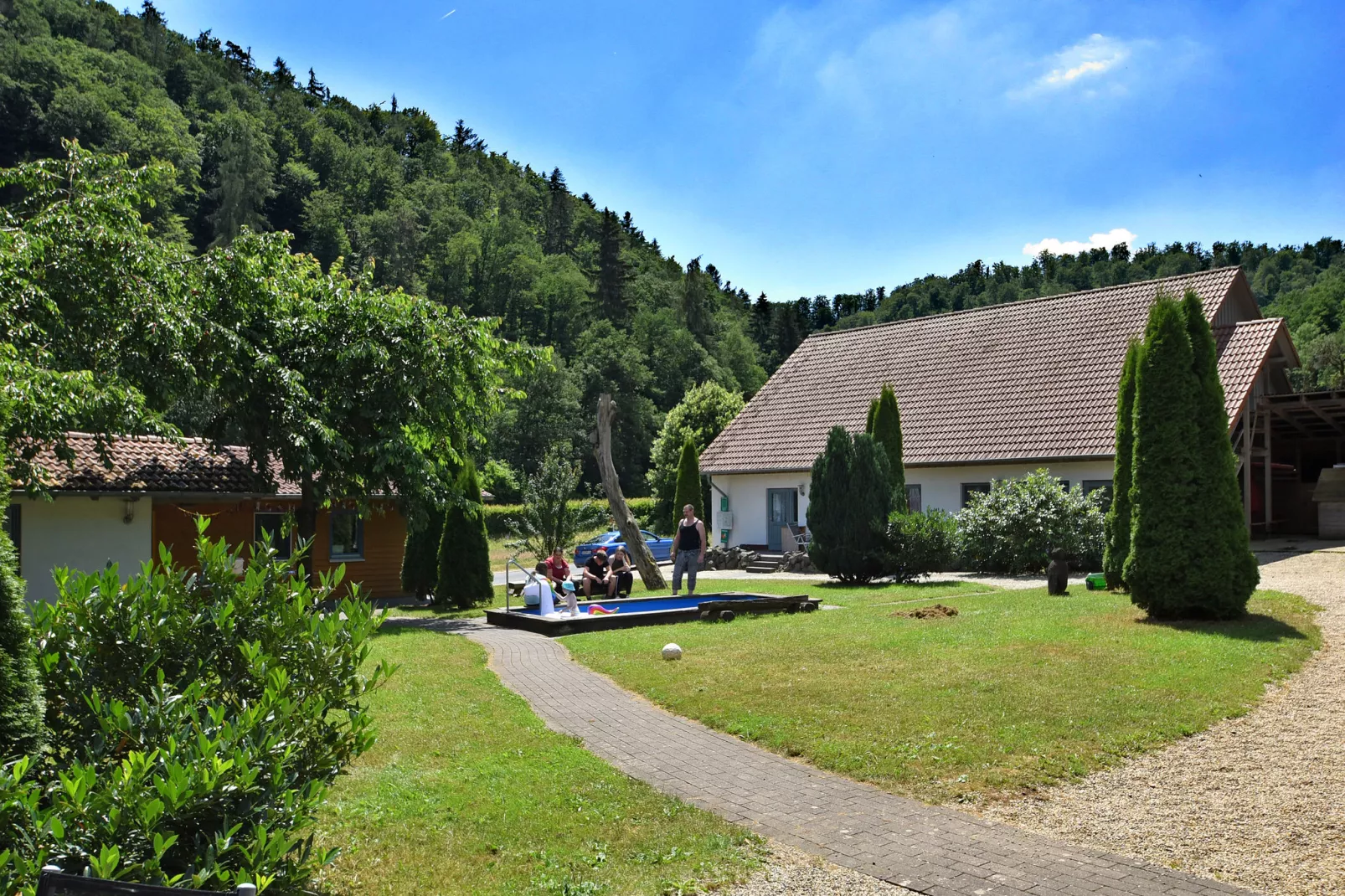 Am Ferienbauernhof - FW 1-Uitzicht zomer