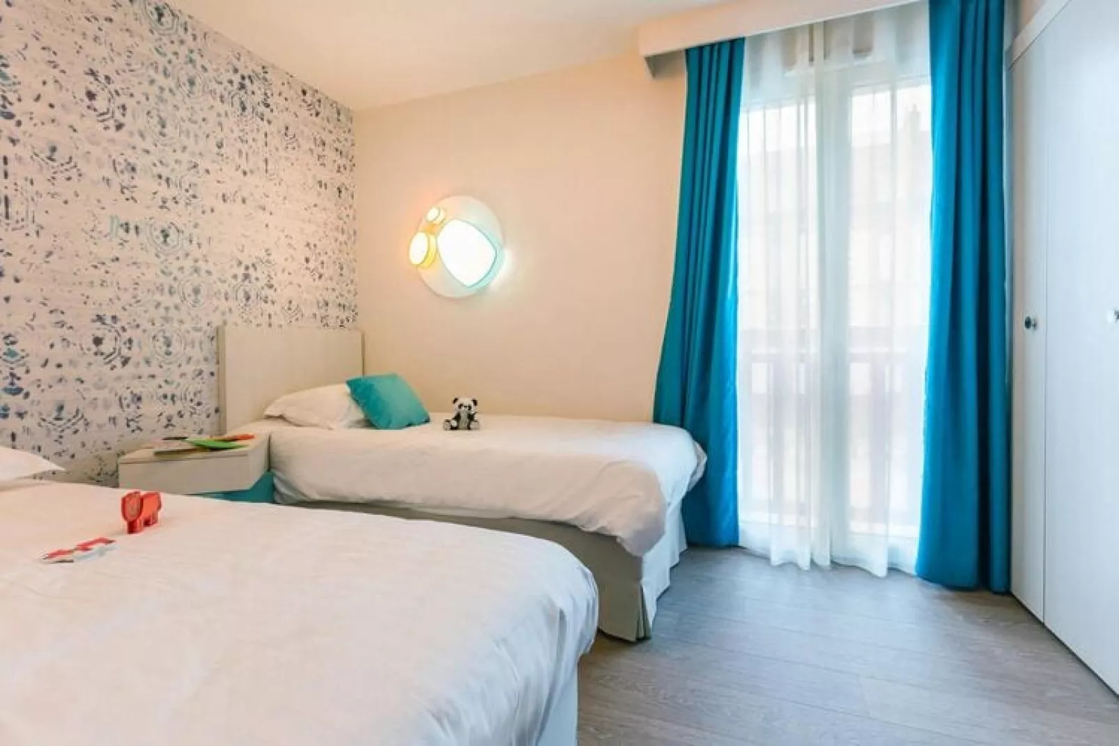 Residence Presqu'Ile de la Touques Deauville - 24 Standard Apt 4 p - 1 bedroom - terrace ou balcon-Slaapkamer
