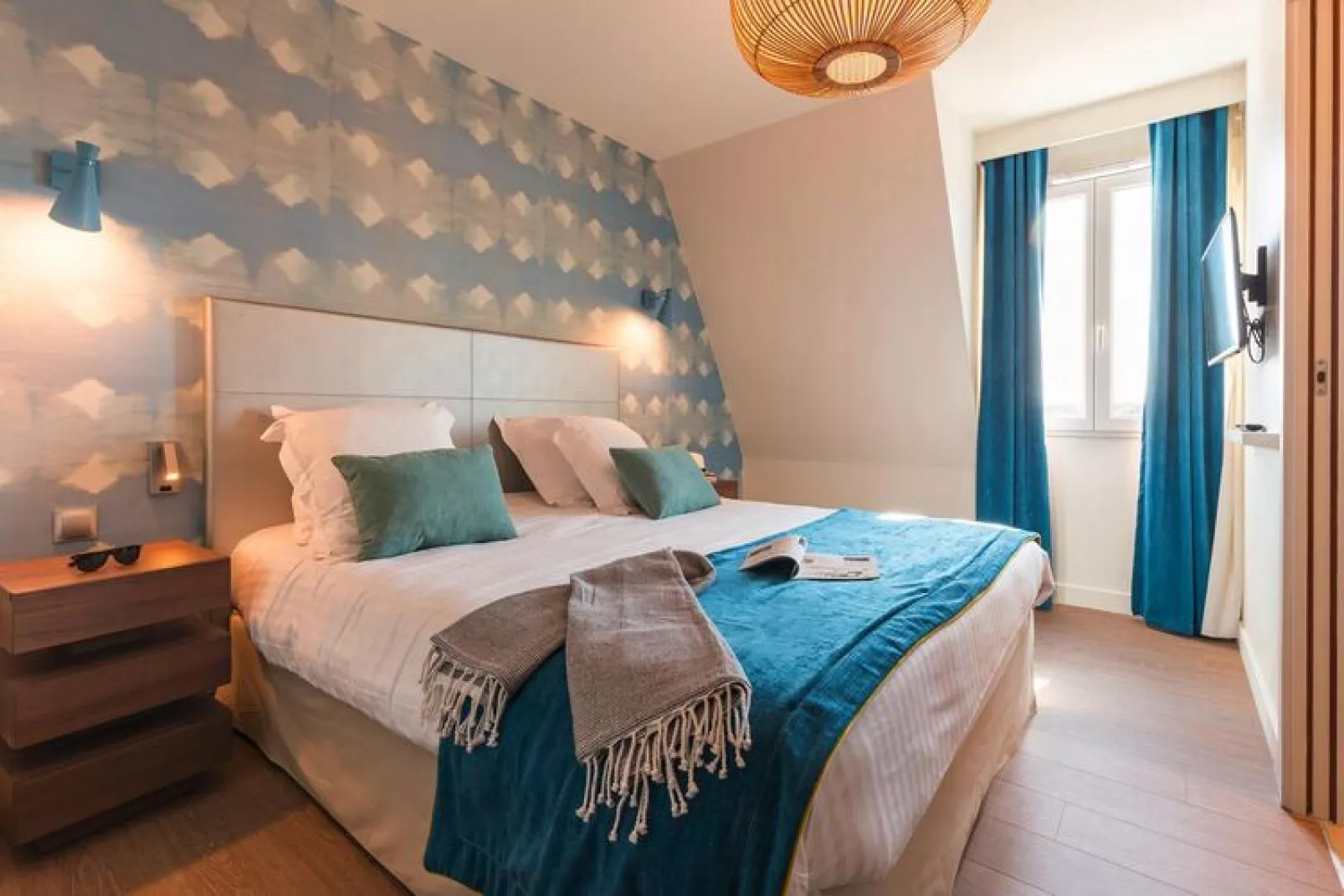Residence Presqu'Ile de la Touques Deauville - 24 Standard Apt 4 p - 1 bedroom - terrace ou balcon-Slaapkamer