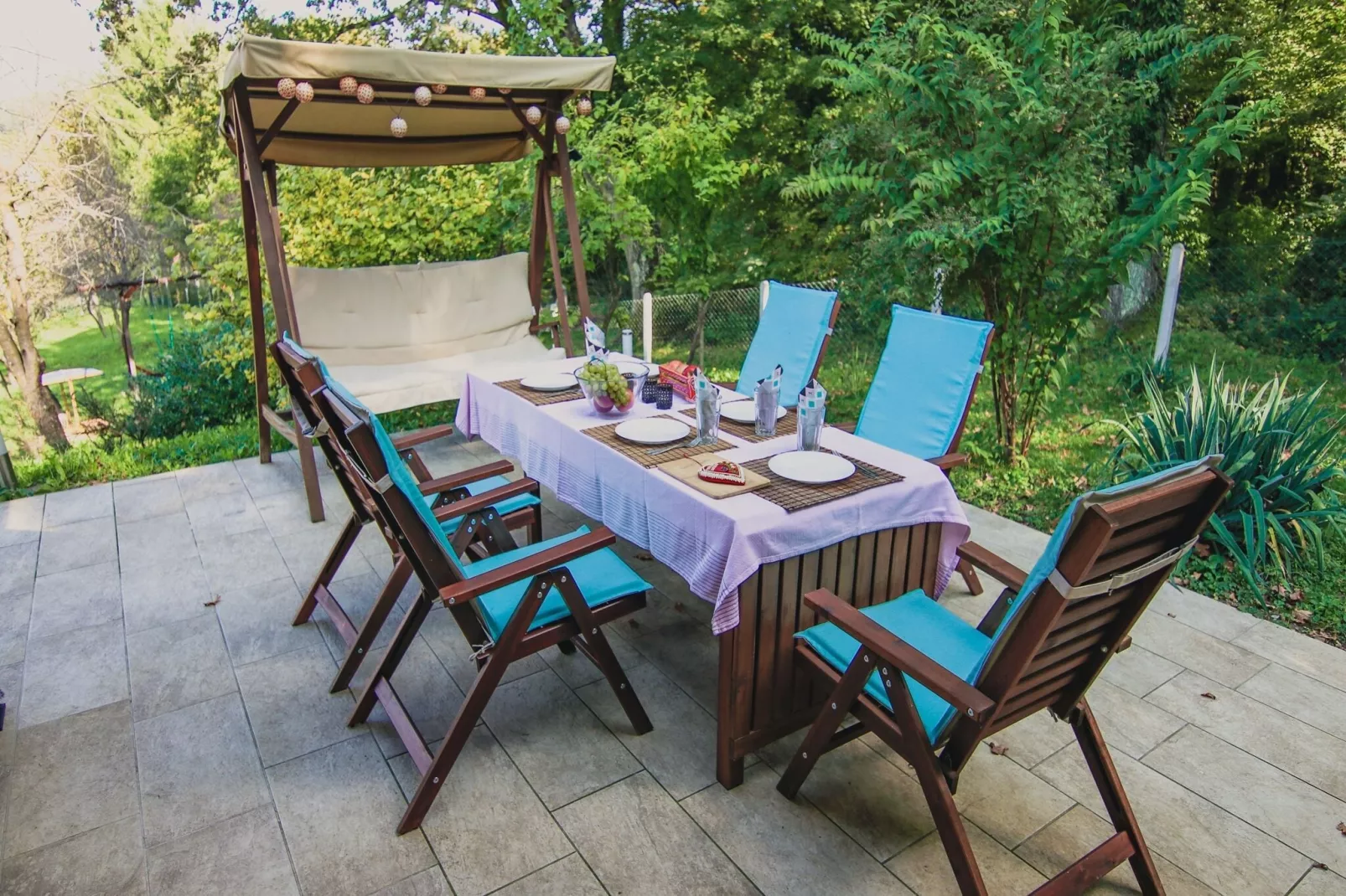 Holiday house Lema-Terrasbalkon