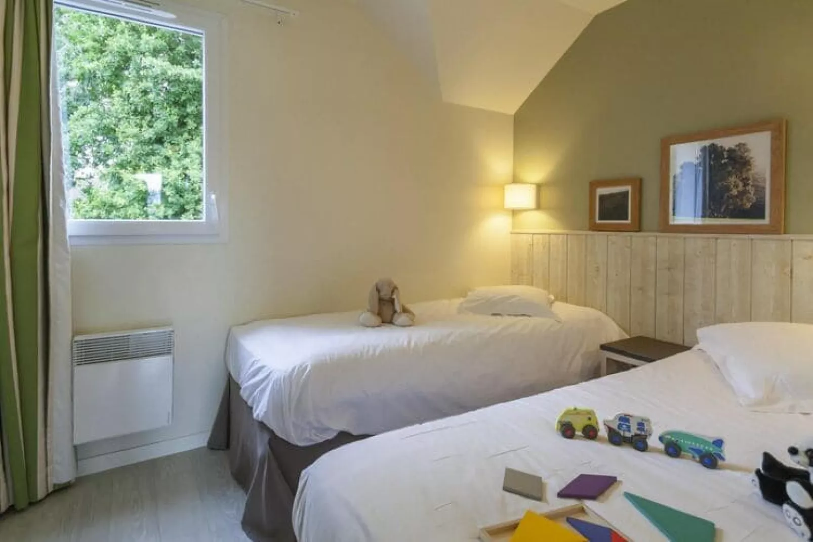 Holiday village Normandy Garden Branville - M5O Standard House 5 p - 1 bedroom - duplex-Slaapkamer