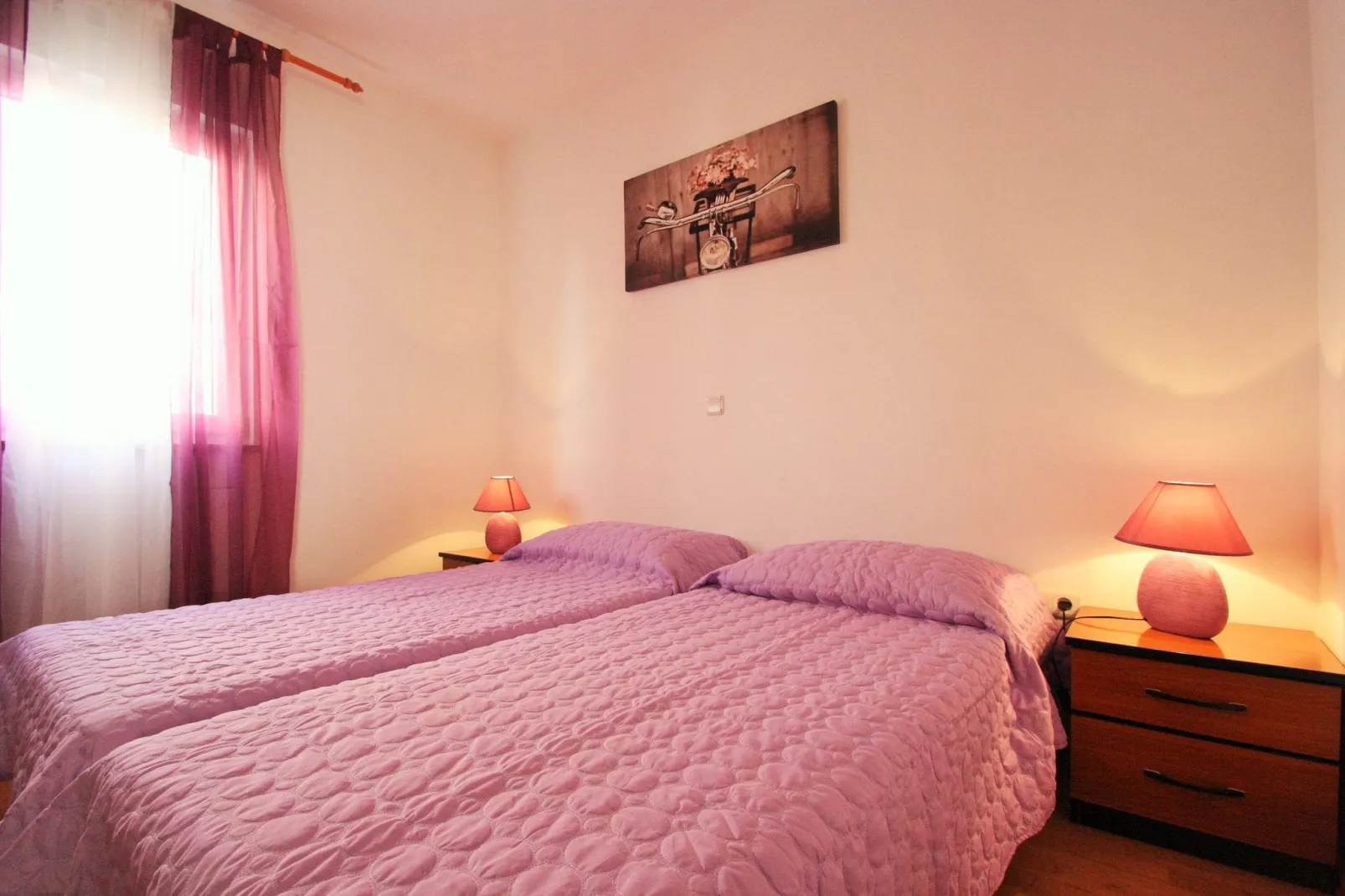 Two-Bedroom Apartment Bilic with Balcony in Porec Area-Slaapkamer