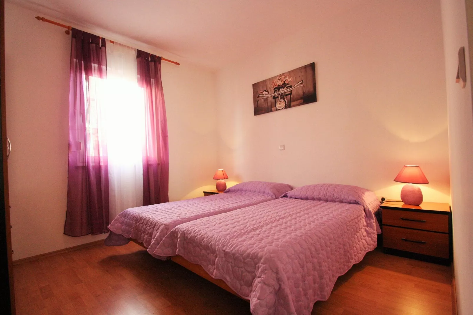 Two-Bedroom Apartment Bilic with Balcony in Porec Area-Slaapkamer