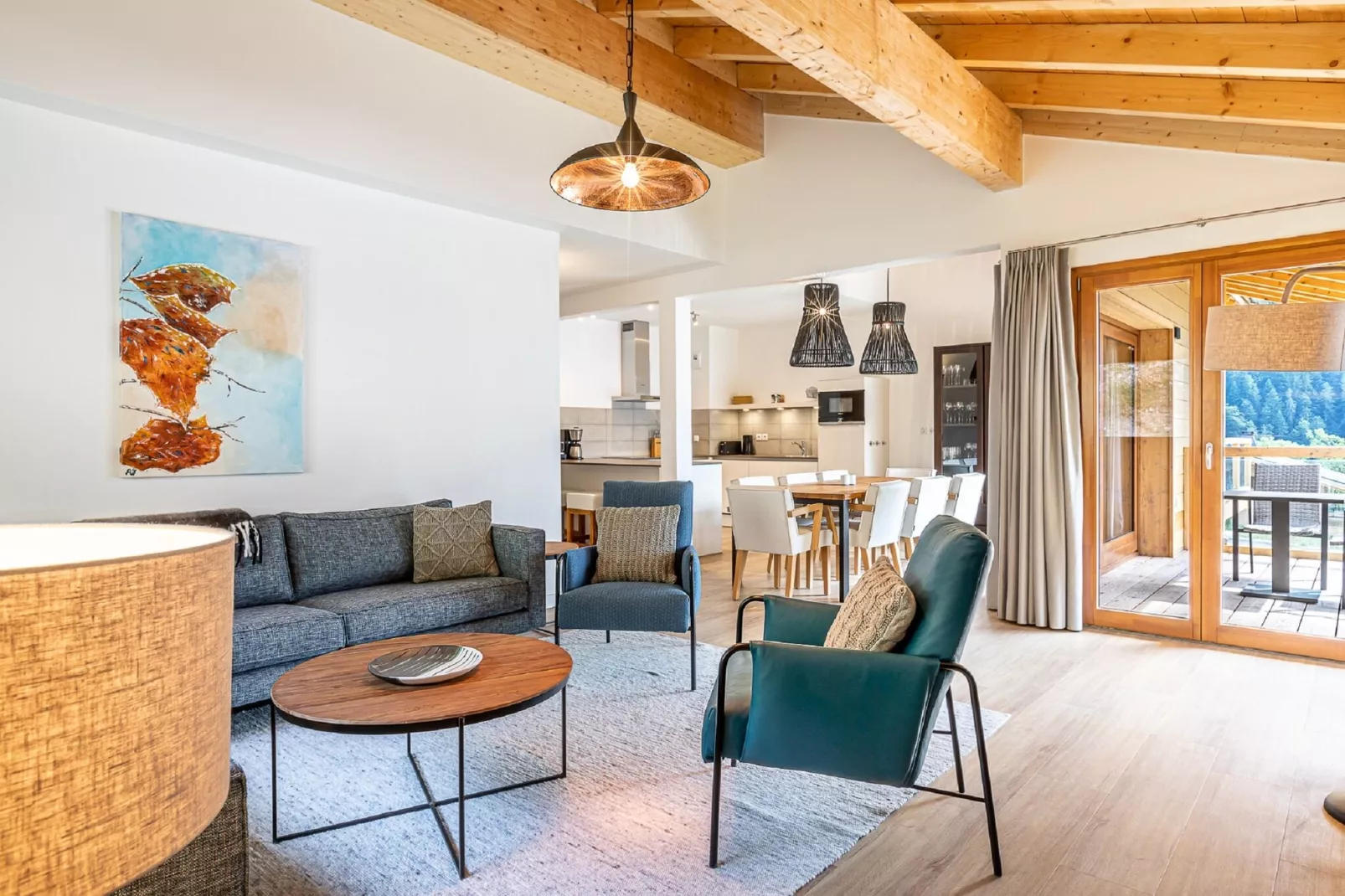 App. 7p. sauna-Woonkamer