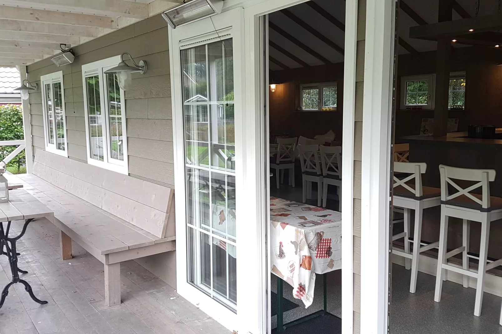 Lodgepark 't Vechtdal-Terrasbalkon