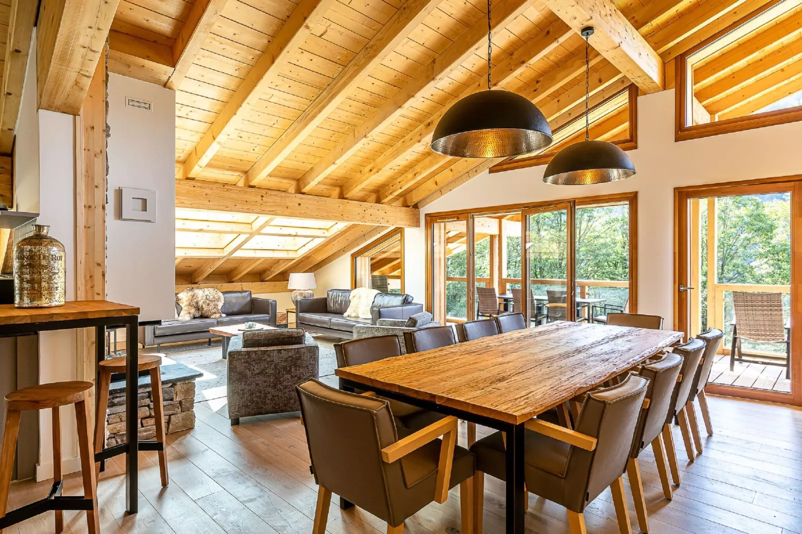 AlpChalets Portes du Soleil 11-Woonkamer