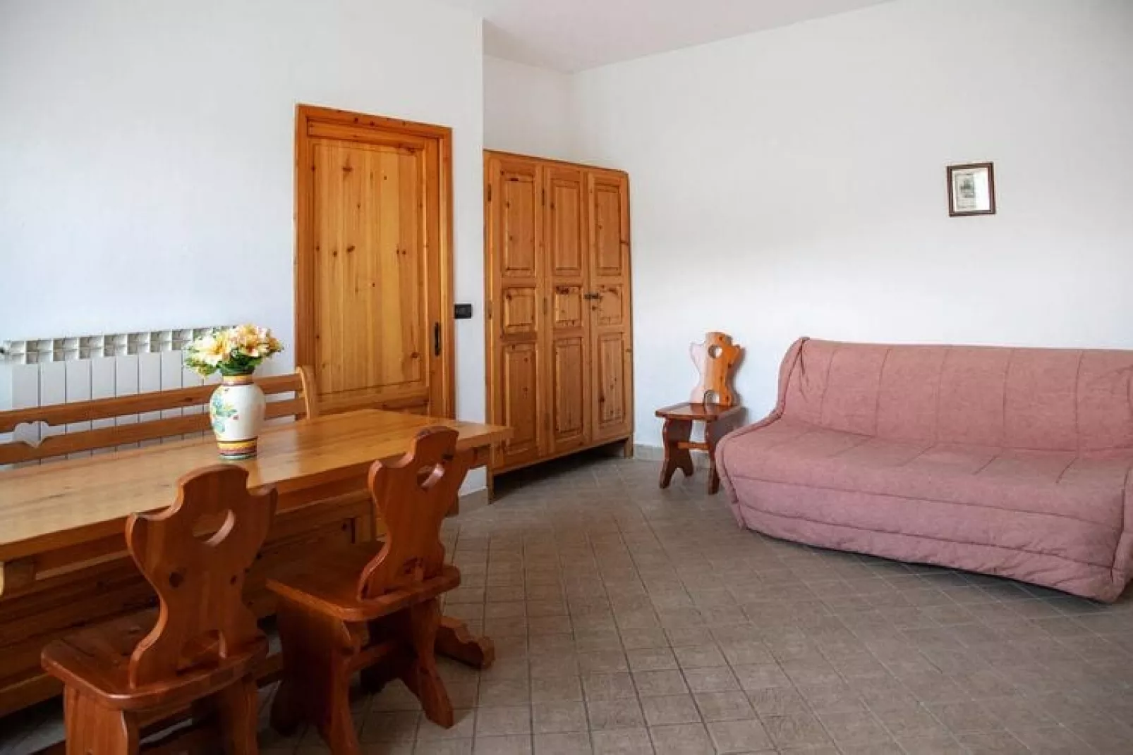 Appartements Villa Morosi Lamporecchio Typ A biloc 2 Pers-Woonkamer