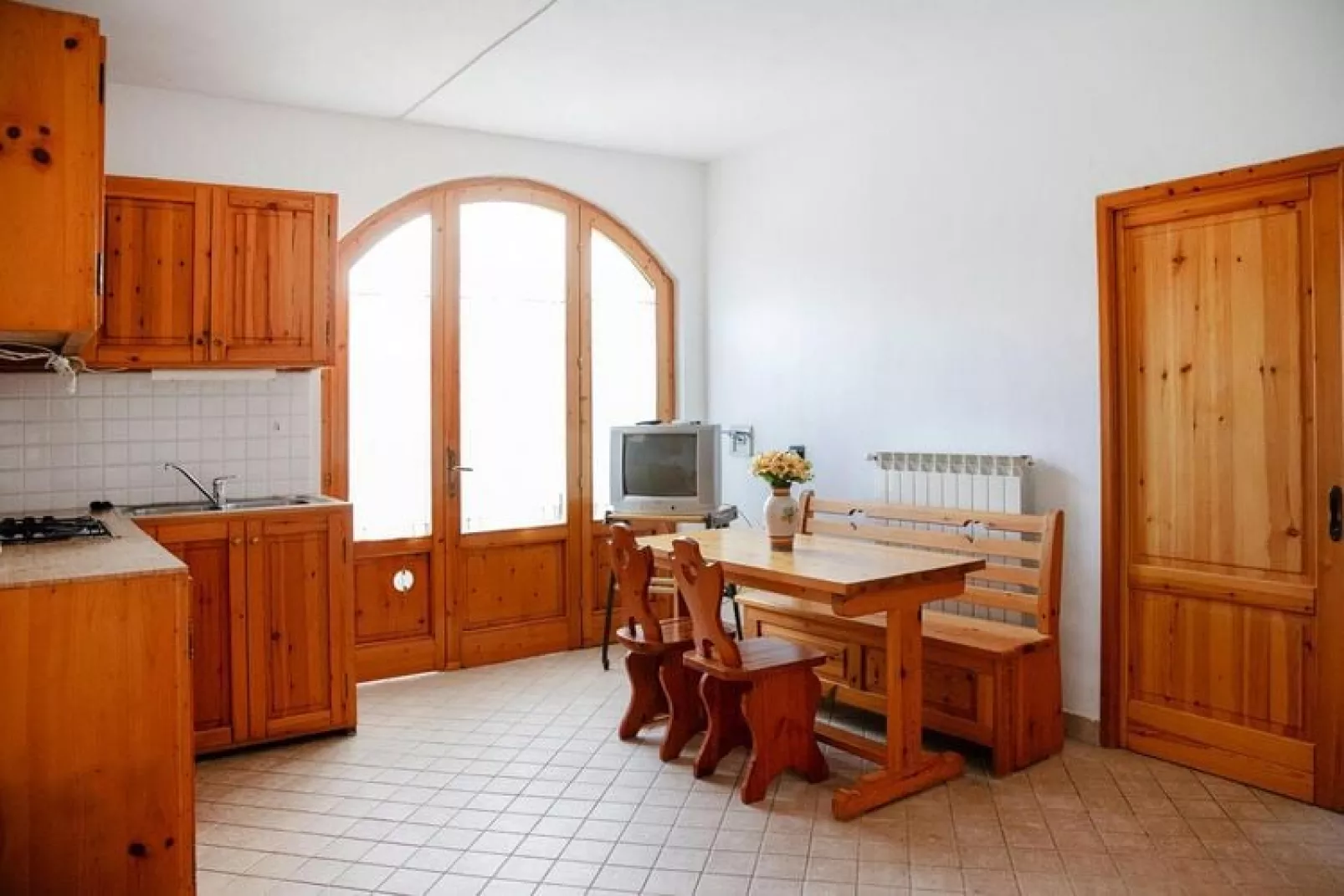 Appartements Villa Morosi Lamporecchio Typ A biloc 2 Pers-Woonkamer