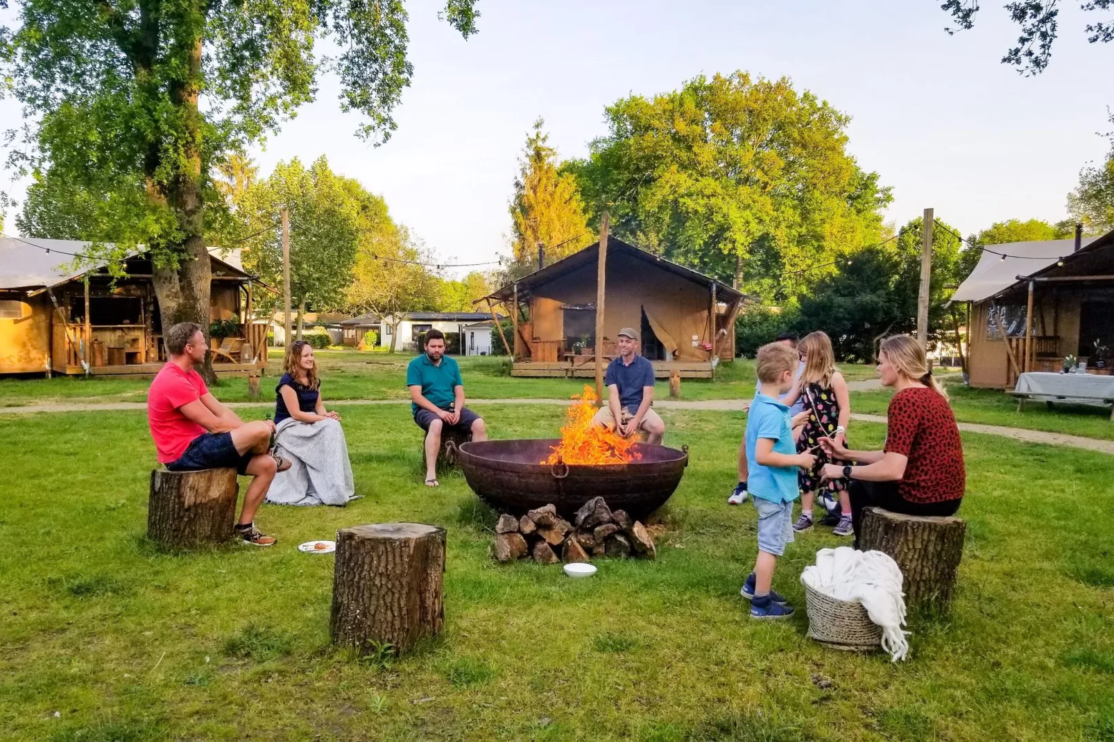 Vakantiepark Sandberghe 9-Uitzicht zomer